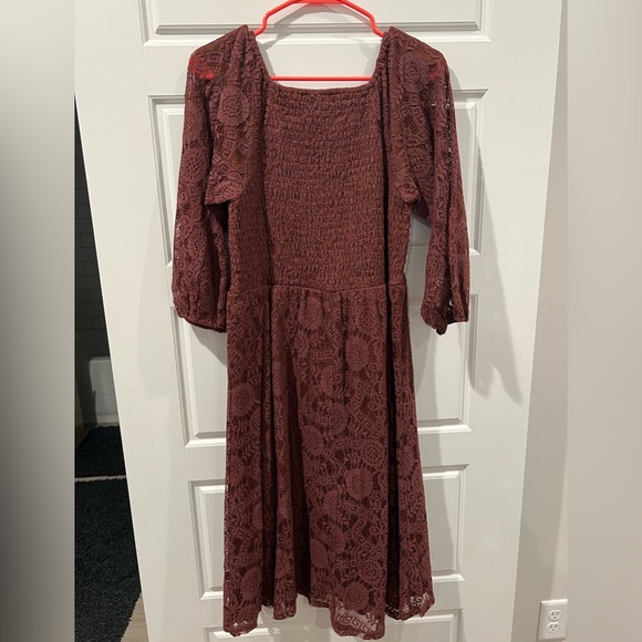 Brand new women’s lace plum dress. - Picture 2 of 3